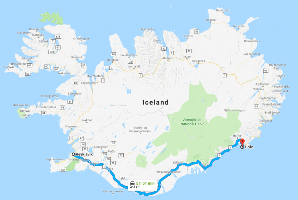 How to travel to Höfn during winter Visit Vatnajökull
